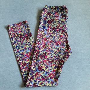 Multicolored Floral Paisley Leggings by LulaRoe